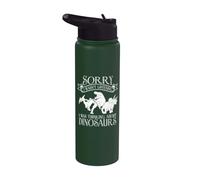 I was Thinking About Dinosaurs - Reptile Adult Dinosaur Stainless Steel Insulated Water Bottle