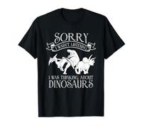 I Was Thinking About Dinosaurs - Reptile Adult Dinosaur T-Shirt