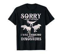 I Was Thinking About Dinosaurs tshirt Reptile Adult Dinosaur T-Shirt