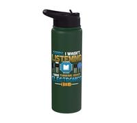 I was Thinking About Electronics Funny Electrician Stainless Steel Insulated Water Bottle
