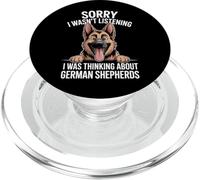 I Was Thinking About German Shepherds Dog Owner PopSockets PopGrip for MagSafe