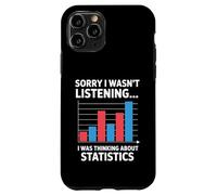I Was Thinking About Statistics Funny Data Analyst Case for iPhone 11 Pro