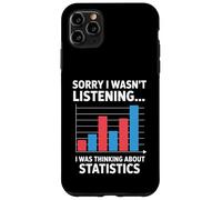 I Was Thinking About Statistics Funny Data Analyst Case for iPhone 11 Pro Max