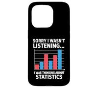 I Was Thinking About Statistics Funny Data Analyst Case for iPhone 15 Pro