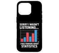 I Was Thinking About Statistics Funny Data Analyst Case for iPhone 16 Pro