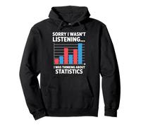 I Was Thinking About Statistics Funny Data Analyst Pullover Hoodie