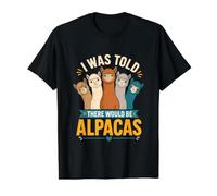 I was Told There Would Be Alpacas Value Graphic T-Shirt, Men, Black, L
