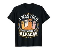 I was Told There Would Be Alpacas Value Graphic T-Shirt, Men, Black, S
