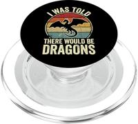 I Was Told There Would Be Dragons PopSockets PopGrip for MagSafe