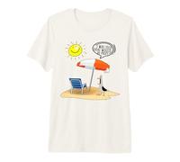 I was Told There Would Be Fries Beach Speech Bubble Seagull Premium T-Shirt