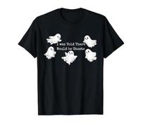 I was Told There Would be Ghosts Funny Value Graphic T-Shirt, Men, Black, XL