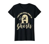 I was Told There Would be Ghosts Funny Value Graphic T-Shirt, Women, Black, S