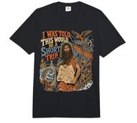 I was Told This Would Be A Short Trip Funny Heroic Explorer Comfort Colors Adult Heavyweight T-Shirt