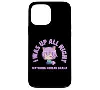 I Was Up All Night Watching Korean Drama Cute Kawaii Case for iPhone 13 Pro Max