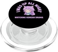 I Was Up All Night Watching Korean Drama Cute PopSockets PopGrip for MagSafe