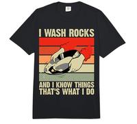 I Wash Rocks and I Know Things Thats What I Do Comfort Colors Adult Heavyweight T-Shirt