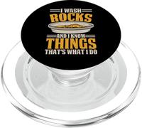 I Wash Rocks And I Know Things Thats What I Do PopSockets PopGrip for MagSafe