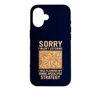 I Wasn't Listening Funny Zombie Apocalypse Humor Case for iPhone 16