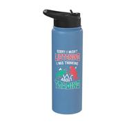 I Wasnt Listening I was Thinking About Trading Bull & Bear Stainless Steel Insulated Water Bottle
