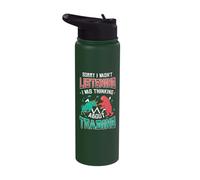 I Wasnt Listening I was Thinking About Trading Bull & Bear Stainless Steel Insulated Water Bottle