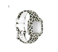 (I) Watch Band Pattern Printing Soft Silicone Wrist Bracelet Strap Wristband Compatible Garmin Fit Jr3/vivofit Jr.3
