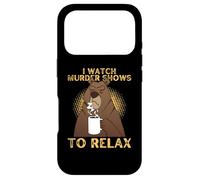 I WATCH MURDER SHOWS TO RELAX - Fun True Crime Lovers Case for iPhone 17 Pro