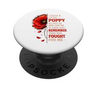 I wear a Little Poppy as red as red can be to Show That PopSockets Adhesive PopGrip