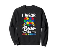 I Wear Blue For Autism Awareness Sweatshirt