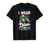 I Wear Blue for Autism Awareness T-Shirt