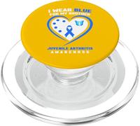I Wear Blue for My Brother Juvenile Arthritis Awareness PopSockets PopGrip for MagSafe