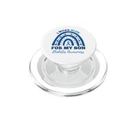 I Wear Blue For My Son T1D Type 1 Diabetes Awareness PopSockets PopGrip for MagSafe
