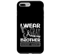 I Wear Gray For My Brother Butterfly Parkinson’s Awareness Case for iPhone 7 Plus/8 Plus