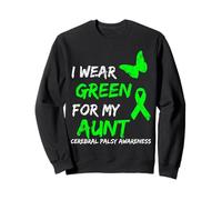 I Wear Green For My Aunt Cerebral Palsy Ribbon Sweatshirt