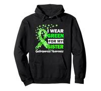 I Wear Green For My Sister Gastroparesis Awareness Pullover Hoodie