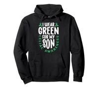 I Wear Green for My Son - Celiac Awareness Pullover Hoodie