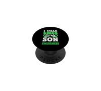 I Wear Green For My Son Non-Hodgkin Lymphoma PopSockets Adhesive PopGrip