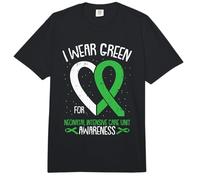 I Wear Green for Nicu Awareness Neonatal Intensive Care Comfort Colors Adult Heavyweight T-Shirt