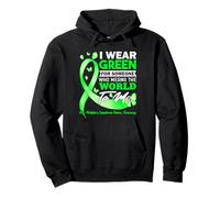 I Wear Green For Someone Non-Hodgkin's Lymphoma Awareness Pullover Hoodie
