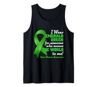 I Wear Green for Someone Who Means to Me Liver Disease Tank Top