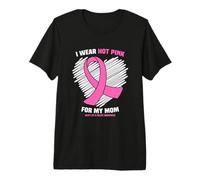 I Wear Hot Pink for My Mom Cleft Lip and Palate Awareness Premium T-Shirt