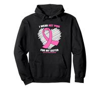 I Wear Hot Pink For My Sister Cleft Lip and Palate Awareness Pullover Hoodie
