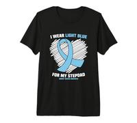 I Wear Light Blue for My Stepdad Graves’ Disease Awareness Premium T-Shirt