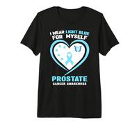 I Wear Light Blue for Myself Prostate Cancer Awareness Premium T-Shirt