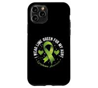 I Wear Lime Green for My Aunt Lymphoma Awarenes Case for iPhone 11 Pro