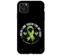 I Wear Lime Green for My Aunt Lymphoma Awarenes Case for iPhone 11 Pro Max