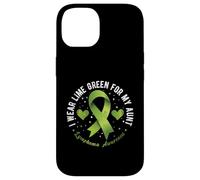 I Wear Lime Green for My Aunt Lymphoma Awarenes Case for iPhone 14