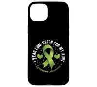 I Wear Lime Green for My Aunt Lymphoma Awarenes Case for iPhone 15 Plus