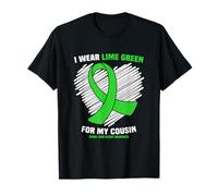 I Wear Lime Green for My Cousin Spinal Cord Injury Awareness T-Shirt