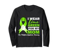 I Wear Lime Green For My Mom Non-Hodgkin's Lymphoma Long Sleeve T-Shirt