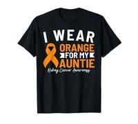I Wear Orange For My Auntie Kidney Cancer Awareness T-Shirt